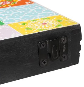 fali polcok 2 db 100x20x6 cm tömör mangófából