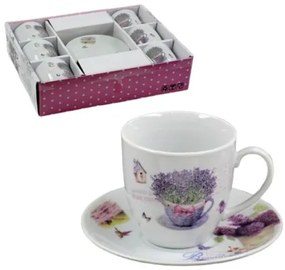 Cappucinos csésze szett levendulás 12 db-os