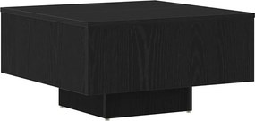 vidaXL Dohányzóasztal Musta tammi 60 x 60 x 31.5 cm Faanyag