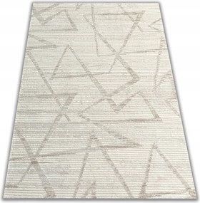 Elegáns Stílusos Krémszőnyeg 120x170 Puha Sűrű Nappaliba