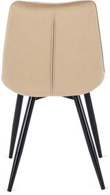 Bézs Bársony Étkezőszék RIO