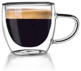 Orion duplafalú üvegbögre, 110 ml , XS