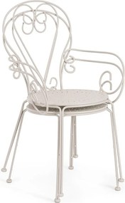 Bézs fém kerti szék Etienne – Bizzotto