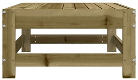 impregnált fenyőfa kerti lábzsámoly