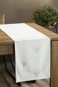 Blink14 bársony asztali futó Fehér 35x180 cm