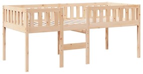 tömör fenyőfa gyerekágy matrac nélkül 90 x 200 cm