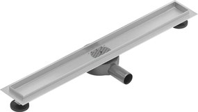 Mexen Flat 360° forgó vonals folyóka 50 cm, inox - 1040050