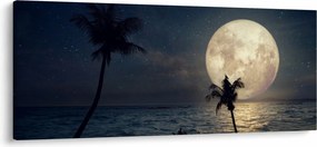 Kép - Strand telihold alatt (120x50 cm)