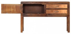 tömör mangófa tálalószekrény 118 x 30 x 75 cm