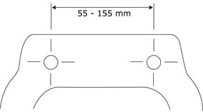 Astera WC-ülőke, 45 x 37,5 cm - Wenko
