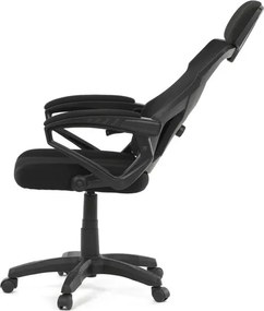 Irodai szék, magasságában állítható, fekete szövet, KA-R223 BK