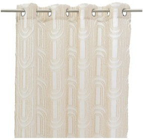 Bézs fényáteresztő függöny 140x260 cm Relief Arch – Casa Selección