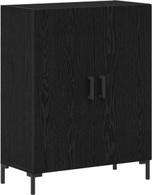 vidaXL Széf Fekete tölgy 69,5 x 34 x 90 cm Faanyag