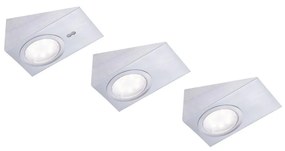 Leuchten Direkt 84111-55-3 - KÉSZLET 3x LED Bútorvilágítás THEO LED/3,6W/230V
