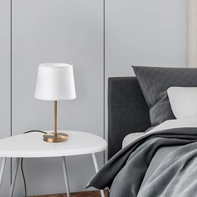 Abajur 5101 antik fém és szövet 2 db-os éjjeli lámpa szett