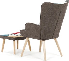 Füles fotel többszínű szövet AK-305B PW2