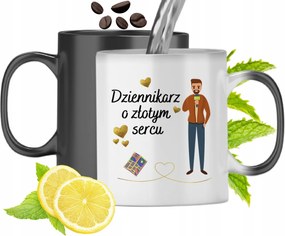 Mágikus Bögre Újságíróknak Színváltós Nyomtatott Fényképpel