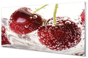 Üvegképek nedves cseresznye 100x50 cm
