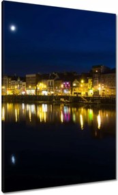 Vászonkép 70x100 Hold a vízben