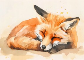 Poszter 70x50cm Akvarell idill