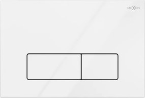 Mexen Fenix 13 karcsú öblítőgomb, fényes fehér - 601300