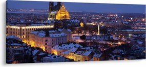 Kép - Cathedral of St. Péter és Pál, Brno, Csehország (120x50 cm)