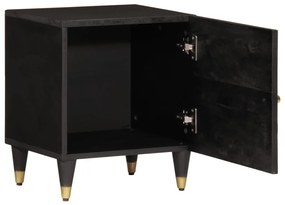 2 db tömör mangófa éjjeliszekrény 40 x 33 x 46 cm