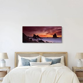 Naplemente a tengerparton képe (120x50 cm)