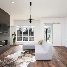 LED Csillár zsinóron LED/9W/230V 3000K fekete