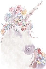 Illusztráció Unicorn Floral, Studio Collection