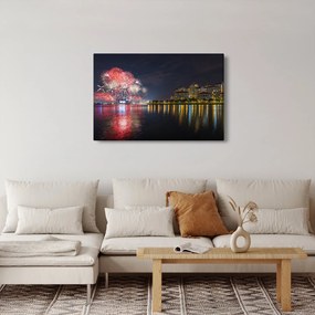 A szingapúri tűzijáték képe (90x60 cm)