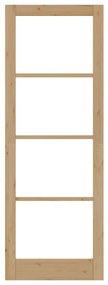 Belső Ajtó Üveggel ORKDAL Barna 83 x 232 cm