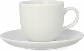 Lubiana Dorota Espresso Csésze Alátéttel, Fehér, 110 ml 12 cm