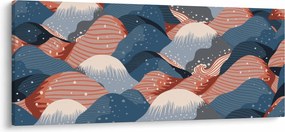 Kép - Japán hullámok (120x50 cm)