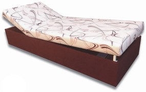 Egyszemélyes ágy (dívány) 90 cm Darcy (sötétbarna 40 + Sand 10). 793078