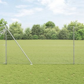 Horganyzott drótf fence 13 cövekkel 1,5x25 m horganyzott acélból