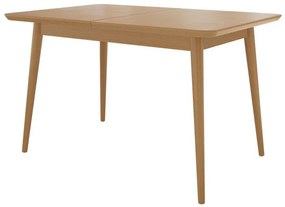 Asztal Racine 131Barna, 76x80x140cm, Hosszabbíthatóság, Közepes sűrűségű farostlemez, Fa