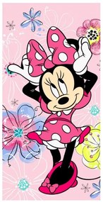 Disney Minnie Pink Bow fürdőlepedő, strand törölköző 70*140cm