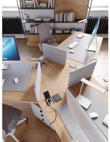 Lámpa Asztali TRITTON 6W, 340lm, AC220-240V, 4-CCT, Wireless töltő, USB, PF>0,5, RA>80, fehér