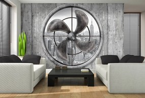 Fotótapéta - New York a propeller mögött (152,5x104 cm)