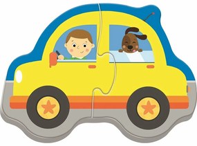 Trefl Baby puzzle szállító járművek, 8 darab