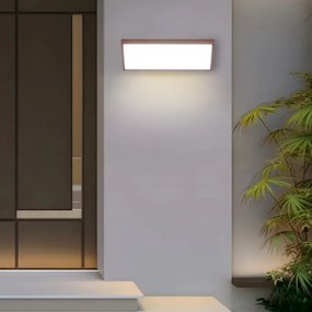 Brilagi - TRIANGLE kültéri LED fali lámpatest 42W/230V barna IP65