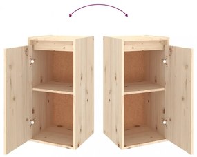 2 darab tömör fenyőfa TV-szekrény