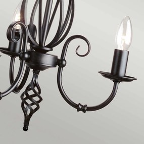 Elstead klasszikus csillár artisan fekete elsart3-black