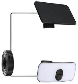 Immax 08500L - LED napelemes fali lámpa szenzorral, 13W, 4000K, IP65