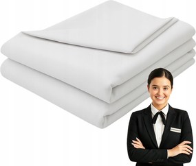 Szállodai lepedő 140x200 gumis fehér hagyományos klasszikus Lengyel