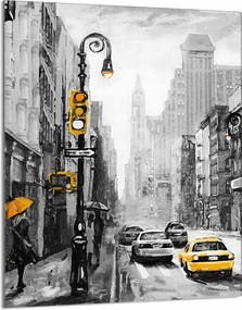 Üveg Vágódeszka 40x52 Város a Konyhában