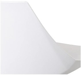 Fehér bőr utánzat állítható magasságú bárszék szett 2 db-os (ülésmagasság 56,5 cm) – Casa Selección