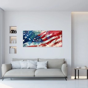 Kép - Az USA zászlaja (120x50 cm)