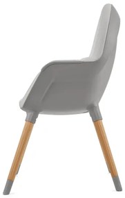 KINDERKRAFT - 2 az 1-ben FINI2 gyerek etetőszék bükk/szürke